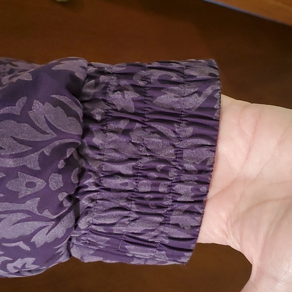 Ariat SZ Small Purple Brocade Vest - Picture 4 of 7